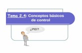 Tema 2.4: Conceptos básicos de controlvargas/docencia/tca_/temas/Tema_2_4.pdf · Regulación Automática M.G. Ortega Índice Tema 2.4: Conceptos básicos de control. 1. Acciones