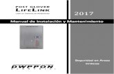 Manual de Instalación y Mantenimiento - dwppon.comdwppon.com/wp-content/uploads/2016/06/Manual-Post-Glover-2017-v.… · 1.5 operaciÓn de los paneles de aislamiento para equipo