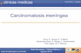 Carcinomatosis meníngea - clinicamedica1.com.uyclinicamedica1.com.uy/wp-content/uploads/2016/10/Carcinomatosis... · •Vías de siembra neoplásica del LCR Hematógena Por contigüidad