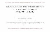 GLOSARIO DE TÉRMINOS Y TECNICISMOS - Libro …libroesoterico.com/biblioteca/nueva_era/CISNEGlosario-NuevaEra.pdf · en caparazones de tortuga grabados quince siglos antes de nuestra