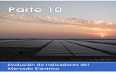 Evolución de Indicadores del Mercado Eléctrico 10 Evoluciones en el SE... · 10.1. EVOLUCIÓN DE LA POTENCIA INSTALADA (MW) Generación Mercado eléctrico Uso propio Año Total