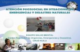 ATENCIÓN PSICOSOCIAL EN SITUACIONES DE EMERGENCIAS Y ...huila.gov.co/documentos/G/guia_atencion_psicologica_desastres.pdf · EMERGENCIAS Y DESASTRES NATURALES EQUIPO SALUD MENTAL