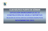 CLUB NÁUTICO PUERTO DE GÜIMAR EXPOSICIÓN MONOGRÁFICA DE LA ... · Esta documentación servirá de referencia como archivo histórico del Club y se comparte con los socios en la