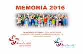 MEMORIA 2016 - voluntared.orgvoluntared.org/wp-content/uploads/2015/06/MEMORIA2016.pdf · Participación y Escuela:(Ayto. de Burgos) COLEGIOS: Concepcionistas, Saldaña y Universidad