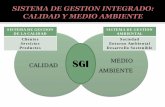 SGI MEDIO CALIDAD AMBIENTE - asomavalle.orgasomavalle.org/wp-content/uploads/2011/06/PRESENTACION-SISTEM… · Norma ISO 9001:2008 : Establece los requisitos para la implementación