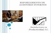 Instalaciones en Productividad, S.C.€¦ · Revisión de los requisitos ISO 9001:2008 4. Proceso de Auditorias para el Sistema de Gestión de la Calidad 5. Impacto de la norma ISO