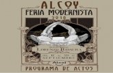 · íNDICE - alcoi.org · del CAEHA, nos mostrarán las reminiscencias del Modernismo en la escultura funeraria y las principales obras del escultor Lorenzo Ridaura presentes en el