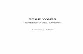 zahn, timothy - star wars - heredero del Imperio · de grandes sacrificios, pero muy inexpertos, la mayoría reclutados en sus planetas natales por la fuerza o la amenaza de fuerza.