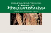 Claves de Hermenéutica - Para la filosofía, la cultura y ... · Claves de Hermenéutica: para la filosofía, ... Cub Claves Hermeneutica (33,5) 1/6/05 17:19 Página 1. Claves de