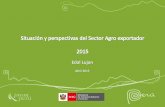 Edal Lujan - camara-alemana.org.pe · 4 2014: Participación de principales mercados y línea de productos de las AGRO exportaciones NO Tradicionales Reino Unido 5% USA 31% España