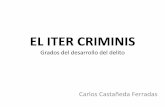 EL ITER CRIMINIS - minjus.gob.pe · Sin embargo, los actos preparatorios serán excepcionalmente punibles cuando el legislador prevé expresamente que el acto preparatorio (de un