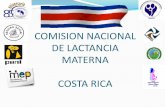 COMISION NACIONAL DE LACTANCIA MATERNA … · Comisión Nacional de Lactancia Materna Creada por La Ley 7430 del 21 de octubre de 1994 y su Reglamento El objetivo de la presente Ley