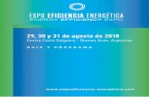 GUIA Y PROGRAMA EFEN_201… · 2 auspician y acompaÑan expo eficiencia energetica 2018 media partners organiza auspicios oficiales main sponsor sponsors transporte oficial