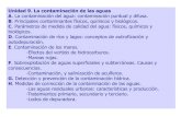 CONTAMINACIÓN DE LAS AGUAS - …biologiaygeologia.weebly.com/uploads/9/1/0/5/9105909/tema_9... · La contaminación de las aguas A. ... ciertos usos domésticos como las pilas de