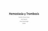 Hemostasia y Trombosis - smiba.org.ar · Hemostasia y Trombosis Eventos clínicos-Casos Juan Dupont Area Hematología CEMIC . Programa •Trauma severo ... Mecanismos de activacion