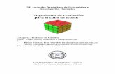 “Algoritmos de resolución para el cubo de Rubik”read.pudn.com/downloads160/ebook/720748/rubik.pdf · 34ª Jornadas Argentinas de Informática e Investigación Operativa “Algoritmos