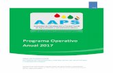 Programa Operativo Anual 2017 - aaps.gob.bo 2017 AAPS.… · AUTORIDAD DE FISCALIZACION Y CONTROL SOCIAL DEL AGUA POTABLE Y SANEAMIENTO ... Universalización de los servicios básicos