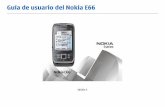 Guía de usuario del Nokia E66download-fds.webapps.microsoft.com/supportFiles/files/support/nam/... · Bloquear el dispositivo ... 135 Ajustes generales ... Al utilizar este dispositivo,