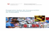 Programa Suizo de Cooperación al Desarrollo … · Portafolio de proyectos principales 24 Programas globales relevantes para Colombia financiados por Suiza 26 Futuro a nivel temático