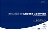 Resultados Endesa Colombia - emgesa.com.co · Emgesa y la Fundación Endesa Colombia , durante estos 15 años alcanza los $61.000 millones. ... •Remuneración de la línea mediante