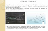 LINEAS DE CORRIENTE - fim.umich.mx 4.pdf · vector velocidad local instantáneo. Las líneas de corriente no se pueden observar directamente de manera ... Deben ser rectas y paralelas.