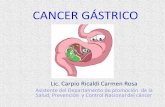 CANCER GÁSTRICOhospitalandahuaylashpp.gob.pe/pdf/ppr/dia2/Prevencion Cancer... · PREVENCION DEL CANCER GASTRICO MEDIDAS SECUNDARIAS • Estudios en Pacientes Asintomáticos •