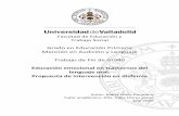 Grado en Educación Primaria Mención en Audición y …uvadoc.uva.es/bitstream/10324/20497/1/TFG-G 2020.pdf · amplias características; Inteligencia Emocional y trastornos del lenguaje