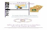 Salón de actos del IES Inca Garcilaso 10 y 11 de marzo … · Observa los cinco sólidos regulares que aparecen en el panel y contesta a las siguientes preguntas: • ¿Qué forma