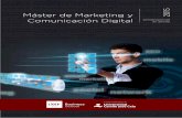 Máster de Marketing y 2015 - imf-formacion.com · en el área de la comunicación en canales ... También es interesante para gerentes de empresa y emprendedores que quieran ...