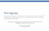 Paraguay - wmo.int · UCNSA Universidad Católica "Nuestra Señora de la Asunción" 2 Conv SEAM Secretaria del Ambiente 8 Conv ... Transportefluvial:infraestructura