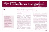 Ley de Competencia: una herramienta para la …fusades.org/sites/default/files/investigaciones/boletin... · 2018-08-27 · sobre el análisis económico del Derecho que el Departamento