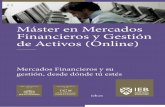 Máster en Mercados Financieros y Gestión de Activos … · 3 LEARNING BY DOING El presente Programa Máster en Mercados Financieros y Gestión de Activos (Online) tiene múltiples