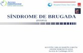 SÍNDROME DE BRUGADA - CardioTeca.comcardioteca.com/images/cardiologia-practica/diapositivas-ppt-pptx/... · Aparecen múltiples extrasístoles u otras arritmias ventriculares. Se