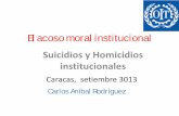 El acoso moral institucional - OIT en América Latina y …white.lim.ilo.org/spanish/260ameri/oitreg/activid/proyectos/actrav/... · yo seré la siguiente víctima. No acepto una