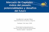 Mercado de Capitales : éxitos del pasado, potencialidades … · éxitos del pasado, potencialidades y desafíos del futuro. Agenda 1. Los éxitos del mercado chileno • Desarrollo