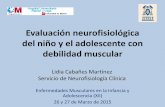 Evaluación neurofisiológica del niño y el adolescente …gustavolorenzo.es/conferencias/enfer/2015/m2c2.pdf · • Consiste en estimular un nervio motor, sensitivo o mixto y ...