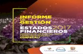 DE GESTIÓN ESTADOS2017 FINANCIEROS Prestigio/INFORME DE... · Dictamen del Revisor Fiscal ..... 63 Notas a los Estados Financieros ..... 77. Miembros ASAMBLEA AlcAldíA SAntiAgo
