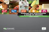 Productos para procesamiento y manejo de alimentos … pdf/food_processing_literatura.pdf · plantas de procesamiento de carne, pollos, vegetales y frutas han resultado en la ...