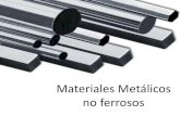 Metales no ferrosos - … · Otros metales no ferrosos pesados Características y aplicaciones de algunos metales no ferrosos pesados. Metal duro a base de cobalto. La chapa de algunas