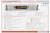 Guía de referencia rápida para HD RANGER 2 (versión … … · Digital Terrestre Digital Satélite Adq. datos PSI BBDD de Servicios Tecla Captura F. Mín Filtro LTE F. Máx Filtro