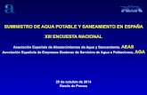 SUMINISTRO DE AGUA POTABLE Y SANEAMIENTO … · • ALCANTARILLADO Recogida, Transporte, evacuación ... Abastecimiento y saneamiento de agua 220 0,8 Incidencia de los servicios de