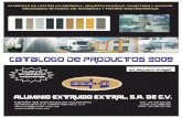 Catalogo de Poductos - Aluminio Extral · CANAL BOLSA 0.670 6.10 0.3720 0.1650 Pagina No. .34. Linea: Bolsa de 3 ...
