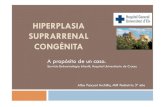HIPERPLASIA SUPRARRENAL CONGÉNITA · • Se inicia tratamiento con hidrocortisona a 12 mg ... con hidrocortisona oral 10-20mg/m2/día ... SOSPECHA DE DÉFICIT DE 21-OH " Niño/a