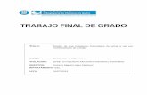 TRABAJO FINAL DE GRADO · 2016-11-04 · TRABAJO FINAL DE GRADO ... (MPP). Finalmente, una de ... the calculation of the profitability for 2009 and 2013. It is noteworthy that, ...
