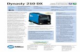 Dynasty 210 DX soldadura TIG y Electrodo Fuente de ... · Funciones para electrodo convencional en CA o CC ... Disminuya el ajuste DIG para electrodos de desempeño fluido, como los