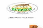 CUADERNO EDUCATIVO - zoo-koki.com · A pesar del gran número de seres vivos que existen y la gran ... Escribe el nombre de 5 animales invertebrados ... mar y pasar posteriormente