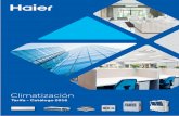 Climatización - Suministro y comercializacion de ... HAIER 2016(1... · ... (doméstica, comercial y MRV) ... * Compatible con toda la gama doméstica, comercial e industrial excepto