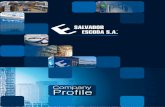 Company Profile - salvadorescoda.com · • Ventilación Industrial y Doméstica • Conductos y difusores de Aire • Filtración • Aislamiento térmico y acústico • Humidificadores