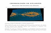 CRONOLOGÍA DE ATLANTIS - Georgeos Díaz … · CRONOLOGÍA DE ATLANTIS Resumen del timeline de Atlantis Por Georgeos Díaz-Montexano, Scientific Atlantology International Society