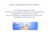 CRM & MERCADEO RELACIONAL - Business Institute … · Por: Benita Vega de Ching Doctora en Ciencias Económicas y Empresariales Especialista y Consultora en CRM Socia de APEDE y Presidente